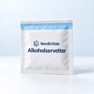 Alkoholservetter – AI-genererad produktillustration