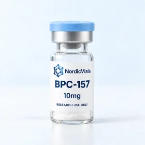 BPC-157 10 mg – AI-genererad produktillustration
