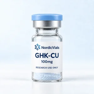GHK-CU 100 mg – AI-genererad produktillustration