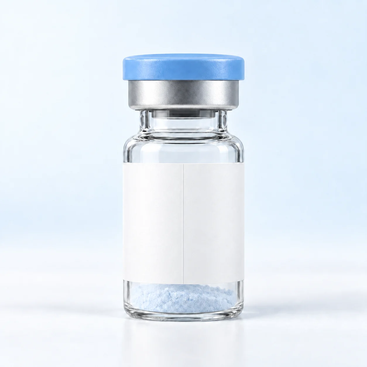 NordicVials – GHK-CU 100 mg – bakifrån – produktillustration