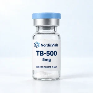 TB-500 5 mg – AI-genererad produktillustration
